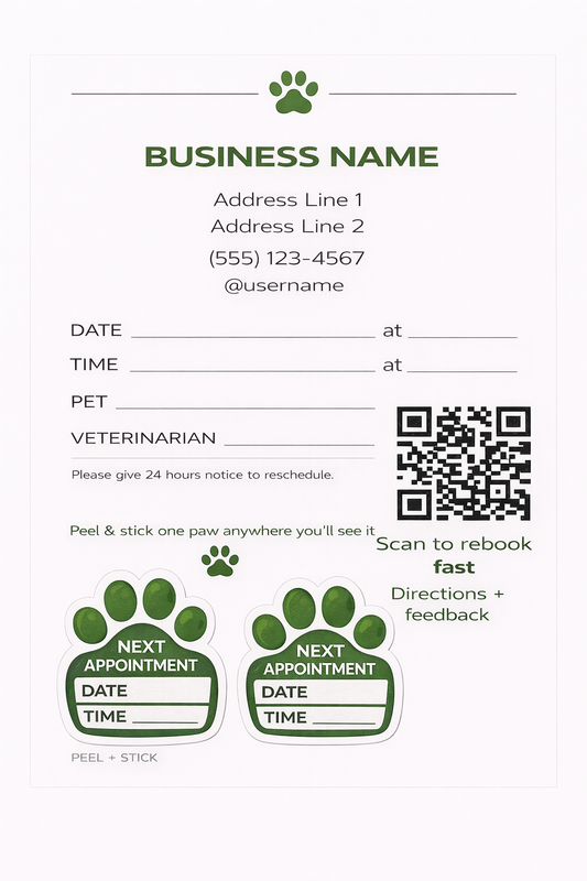Custom Revenue Protection Cards for Any Business - Reduces No-Shows 38% - Niagara Print