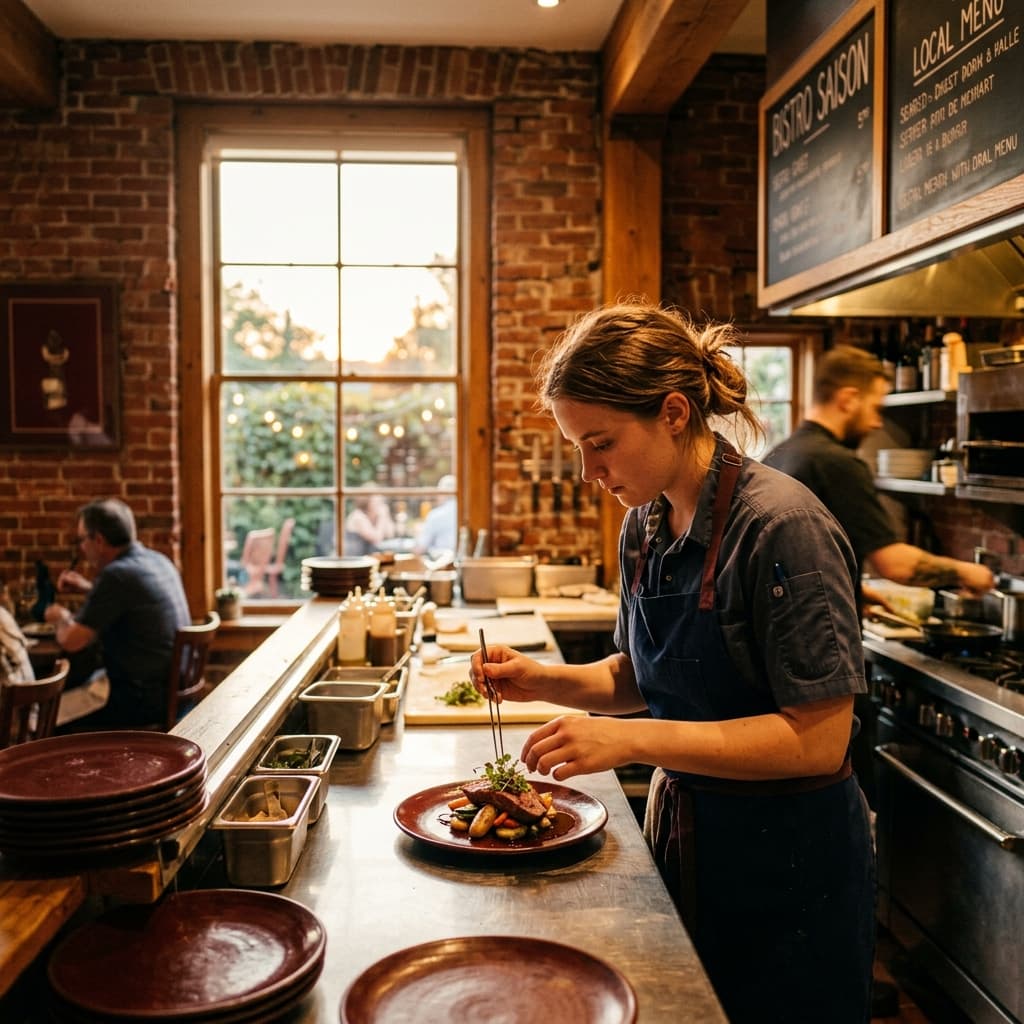 Restaurants professional in Thorold, Ontario — editorial portrait.