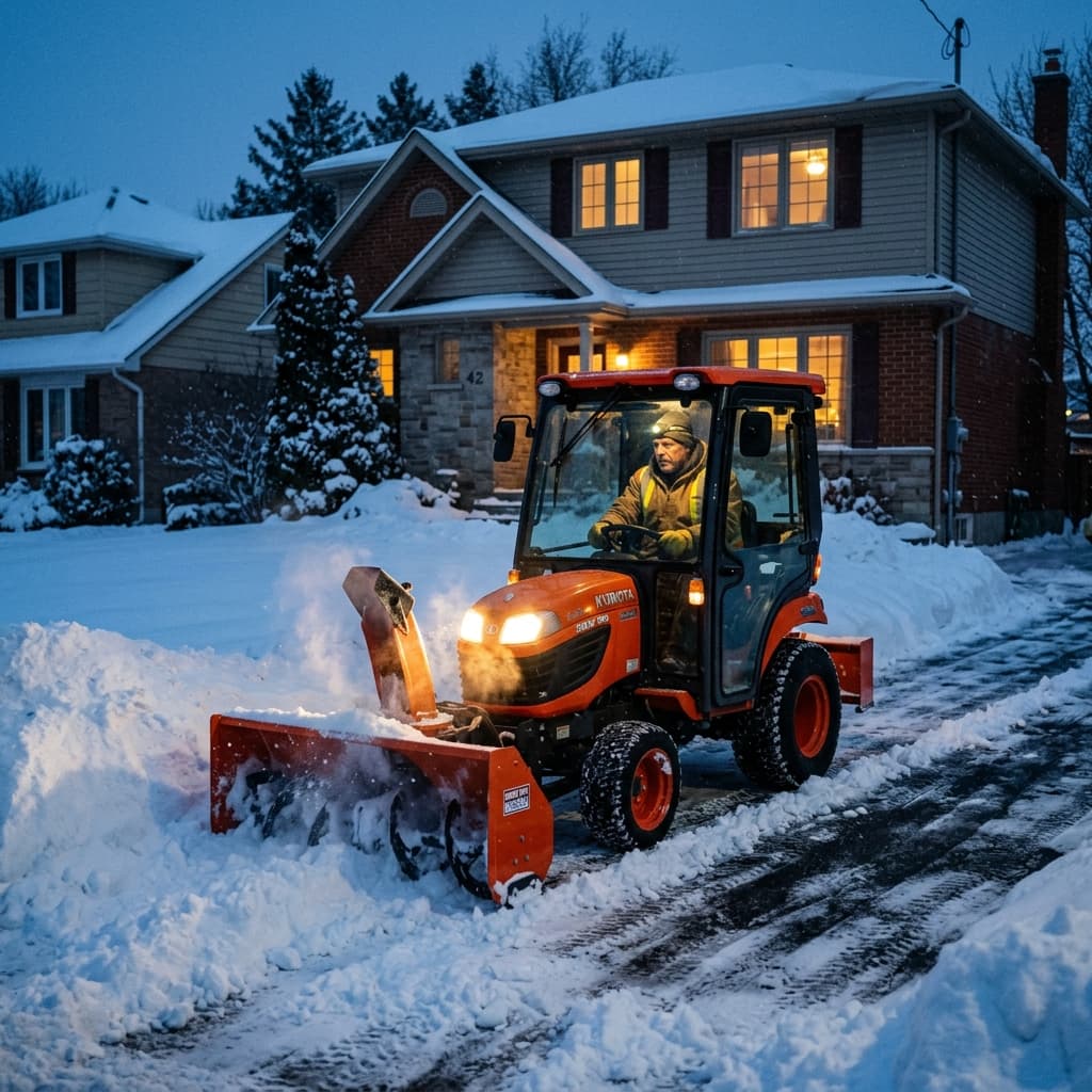 Snow Removal professional in Cornwall, Ontario — editorial portrait.
