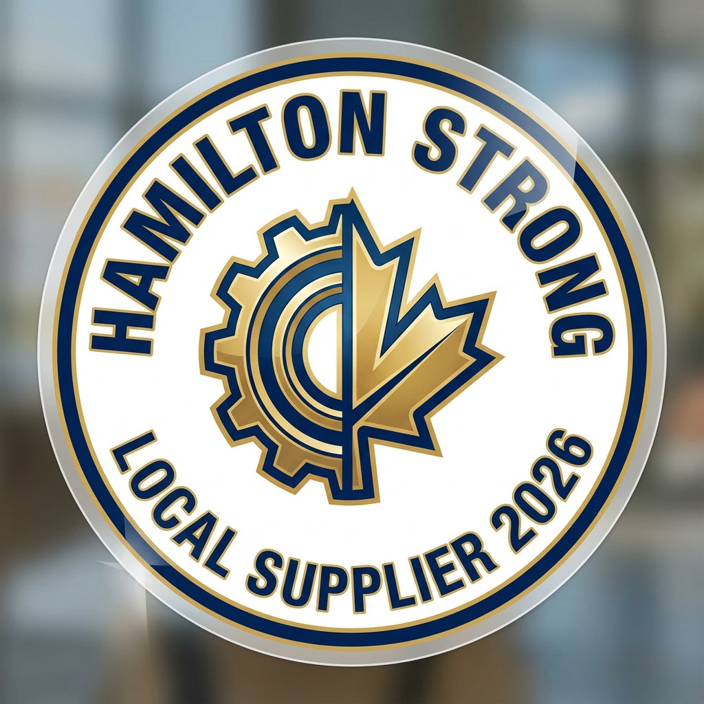 Hamilton Strong Local Supplier Decals