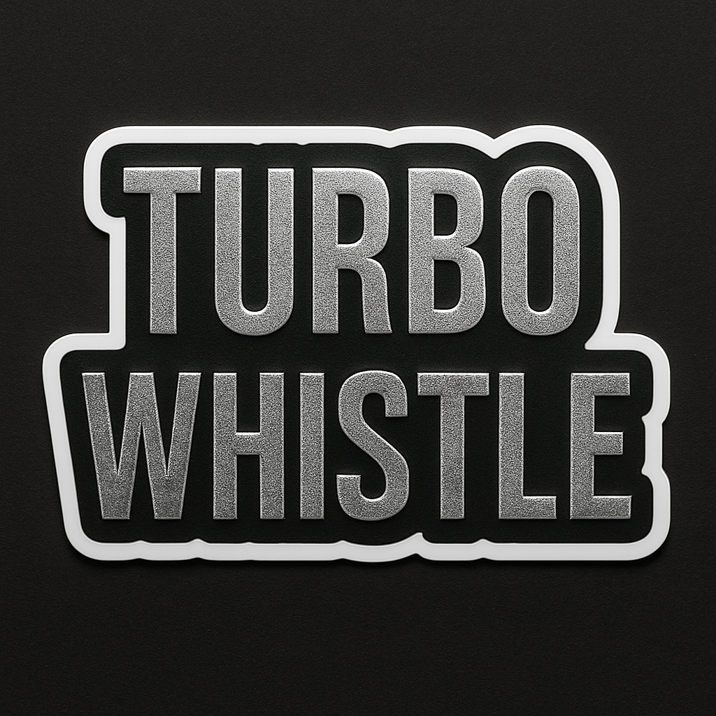Metallic See Doo Turbo Whistle Decal on Jet Ski