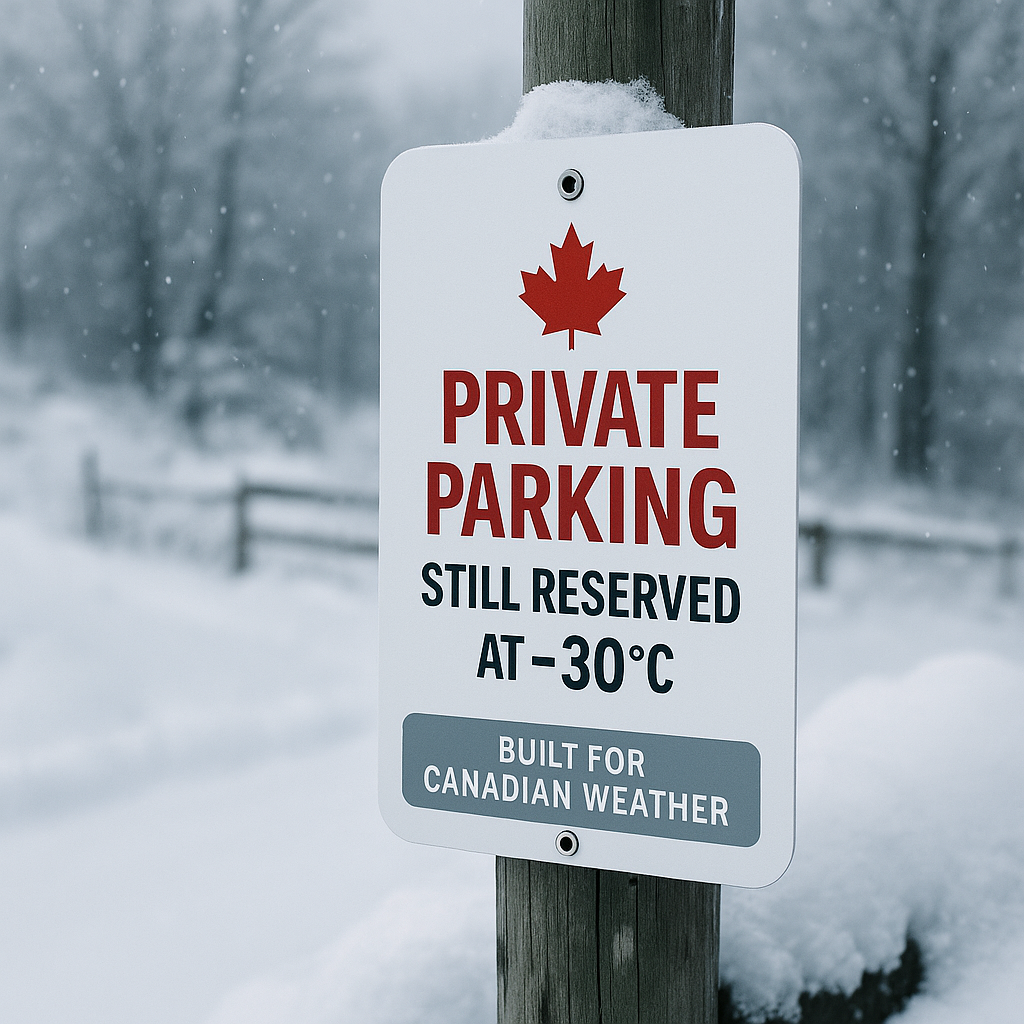 3mm Aluminum Signs Custom Metal Signage Fast Ship Canada - Niagara Stands Out