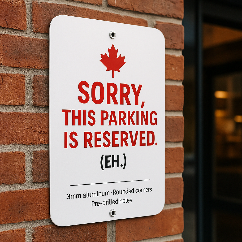 3mm Aluminum Signs Custom Metal Signage Fast Ship Canada - Niagara Stands Out