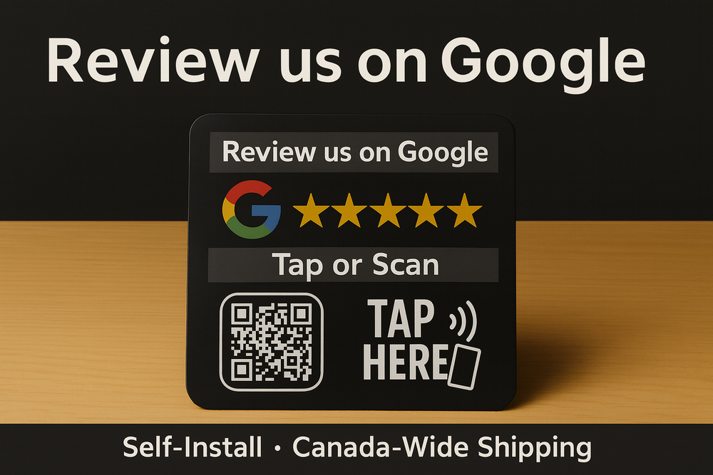 NFC Google Review Kit - Review Us on Google Banner