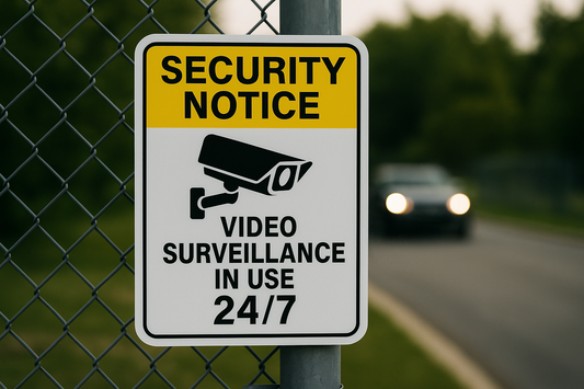 Security Notice — Video Surveillance In Use (24/7) (Niagara) Niagara Stands Out