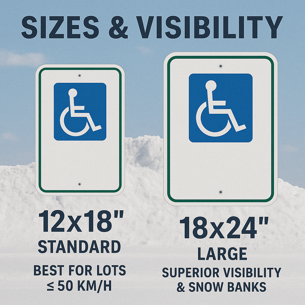 Accessible Parking Signs – Niagara Region (Ontario-Compliant Type A & B) Niagara Stands Out