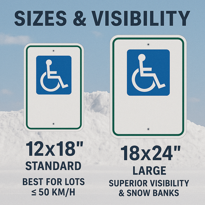 Accessible Parking Signs – Niagara Region (Ontario-Compliant Type A & B) Niagara Stands Out