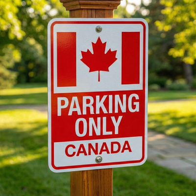 Custom Aluminum Parking Sign 12x18 - UV Printed Outdoor Signage