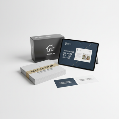Block Buster — 500 Door Direct Mail Campaign — professional direct mail service for contractors in Niagara and Ontario, Canada