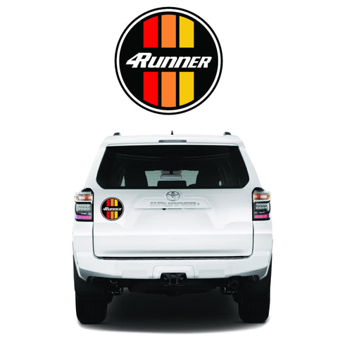 4Runner Retro Vinyl Decal  Indoor/Outdoor Vintage SUV Emblem Sticker vinyl decal