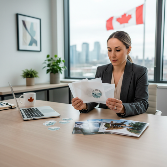 Niagara Falls Wedding Envelope Seals in action — lead gen delivered to local businesses across the Niagara Region Ontario