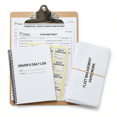 Ontario MTO In-Cab Compliance Pack | Truck & Fleet Safety - Custom Printing Niagara