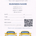 Custom Appointment Cards - Any Business - 8