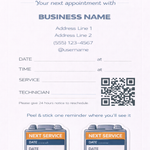 Custom Appointment Cards - Any Business - 11