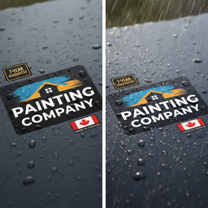 Painting Company Decal – House Painter Sticker — UV-resistant, waterproof, 7-Year Guarantee, Made in Canada